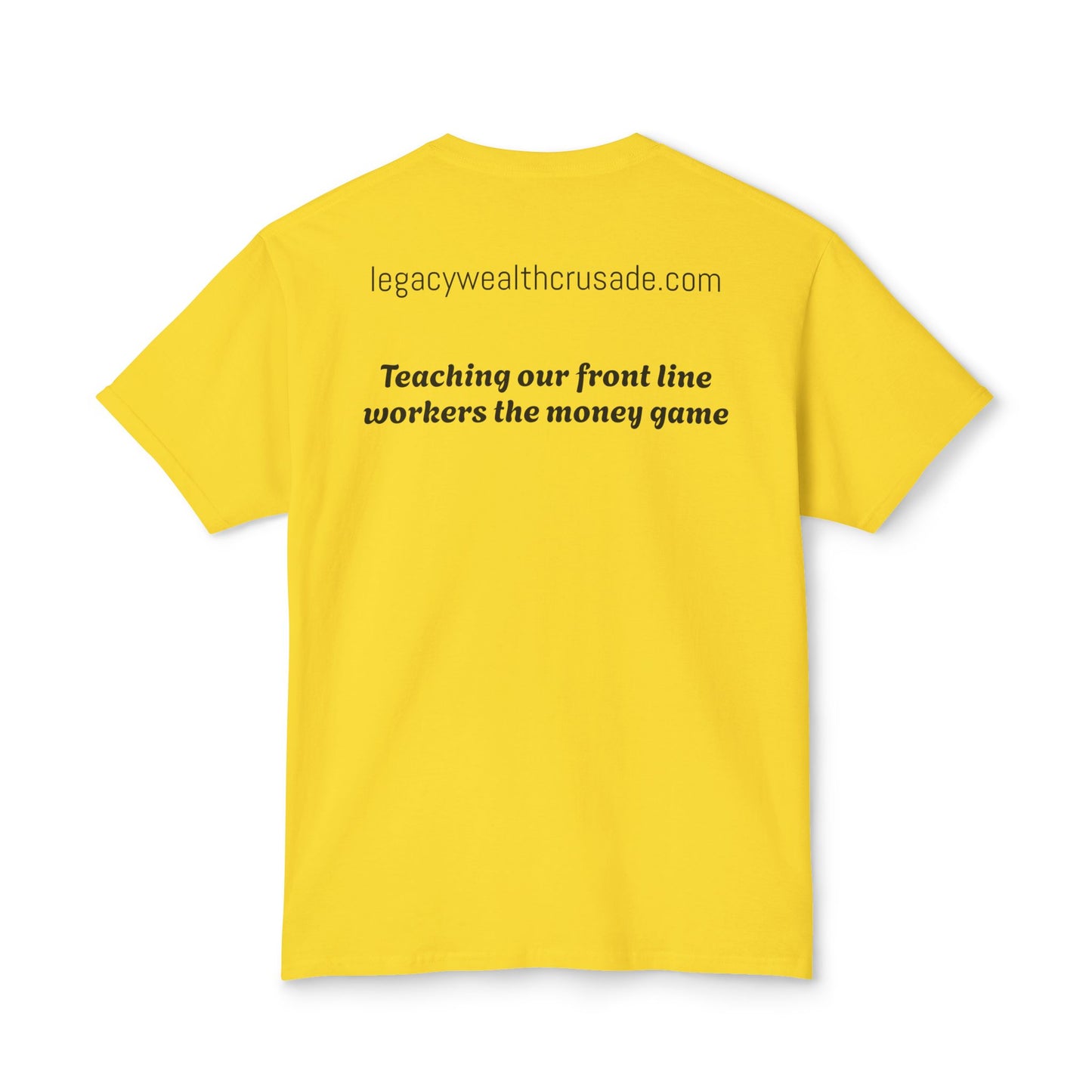 Heroic Blue Collar T-Shirt - Celebrating Frontline Workers & Wealth Education