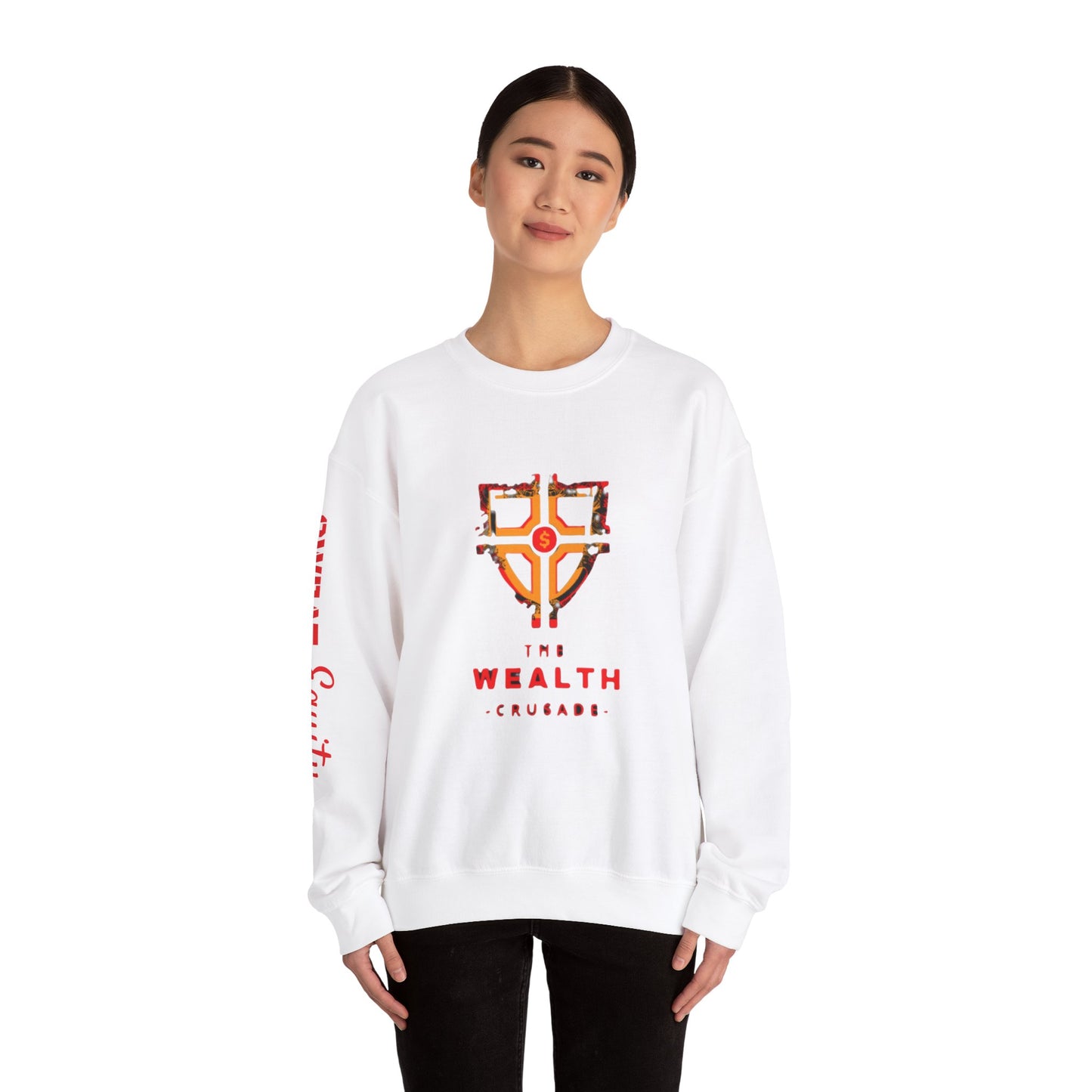 The Wealth Crusade Unisex Heavy Blend™ Crewneck Sweatshirt - Comfortable & Stylish Sweatshirt for Motivation and Inspiration