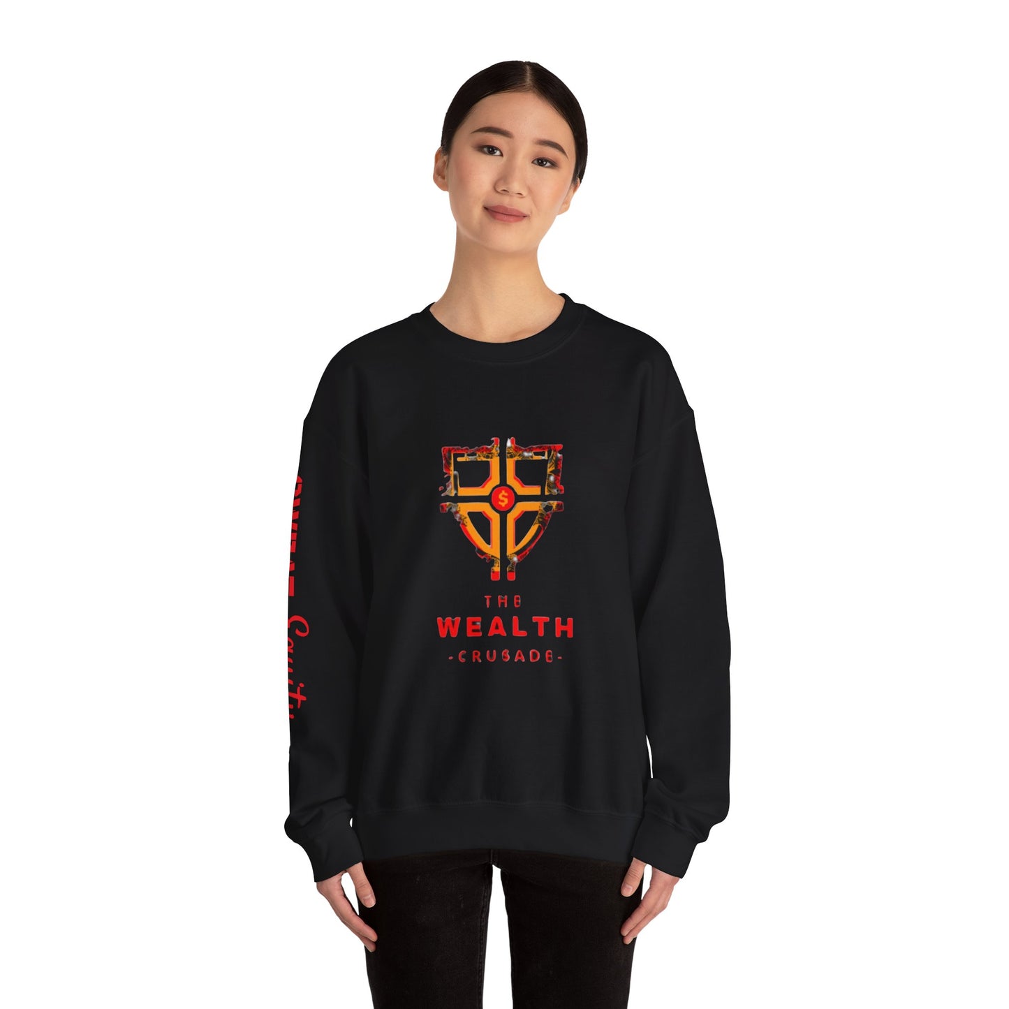The Wealth Crusade Unisex Heavy Blend™ Crewneck Sweatshirt - Comfortable & Stylish Sweatshirt for Motivation and Inspiration