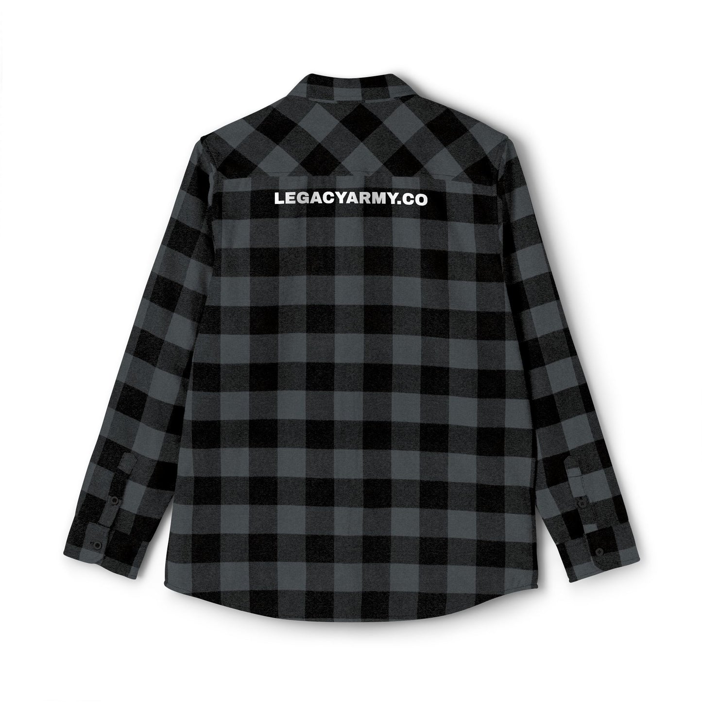 Cozy Unisex Flannel Shirt - Classic Black and Grey Plaid for Every Occasion