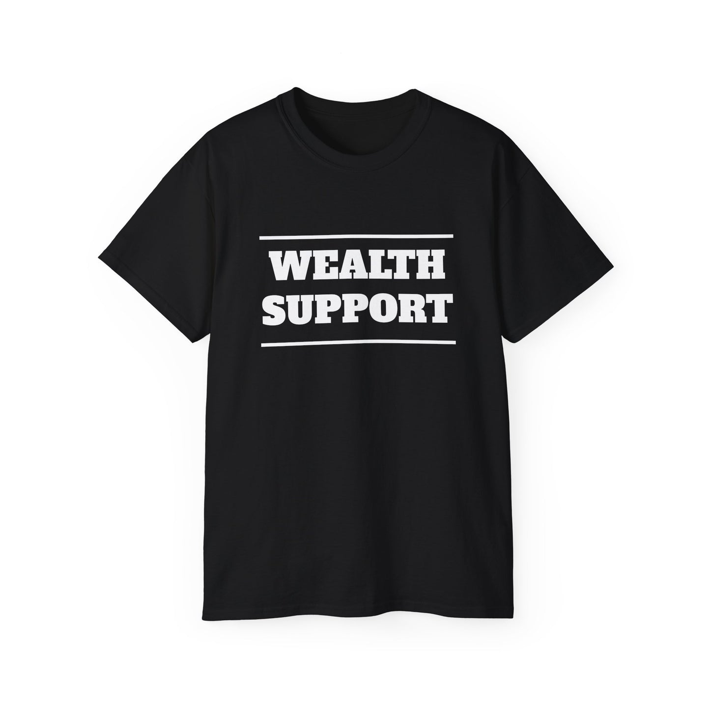 Wealth Support Unisex Ultra Cotton Tee - Empowering Financial Planning Shirt