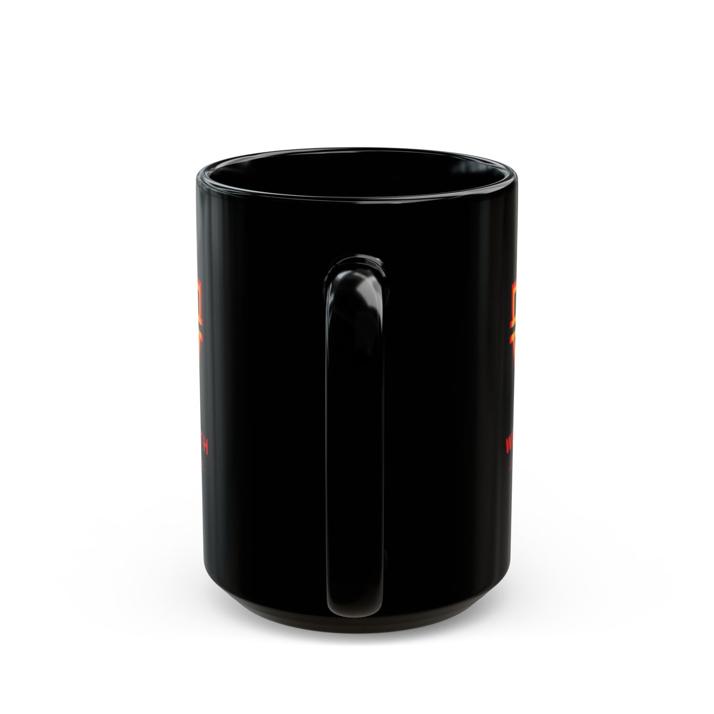 The Wealth Crusade Black Coffee Mug - Empower Your Daily Brew