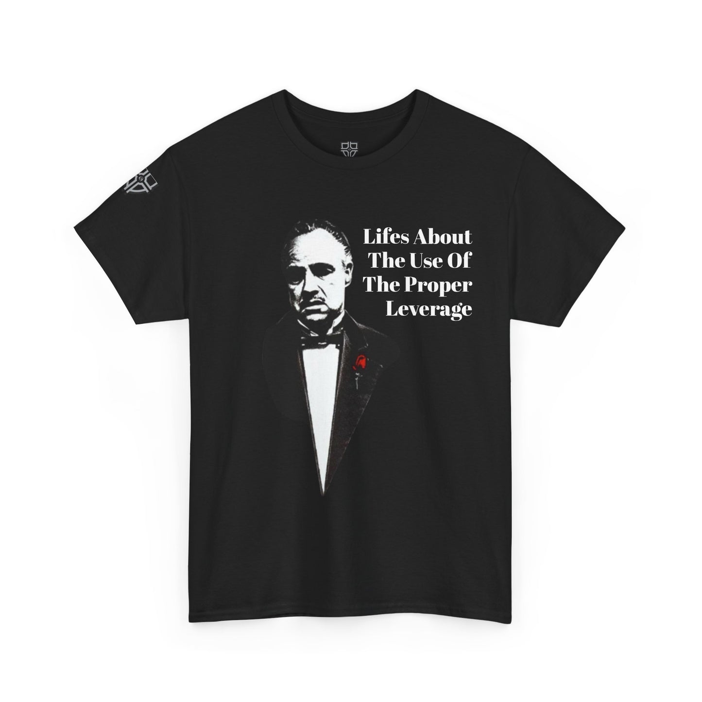 Vintage Quote Unisex Heavy Cotton Tee - Financial Leverage Graphic T-Shirt