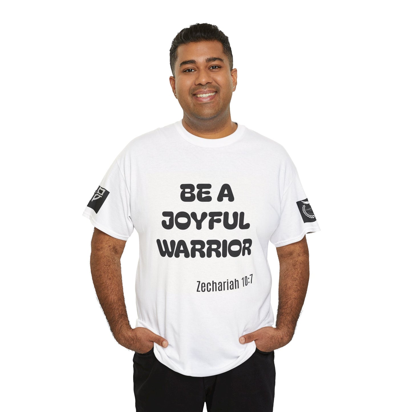 Joyful Warrior Tee - Inspirational Unisex Cotton Shirt for Everyday Wear, Faith-Based Gift, Casual Outfit, Motivational Apparel, [...]