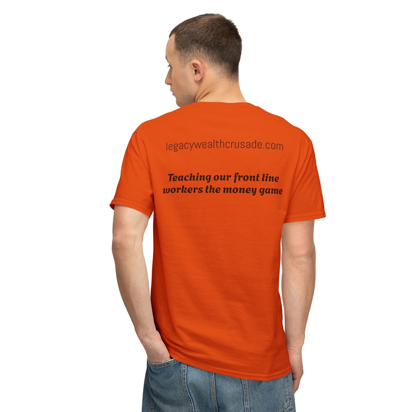 Heroic Blue Collar T-Shirt - Celebrating Frontline Workers & Wealth Education