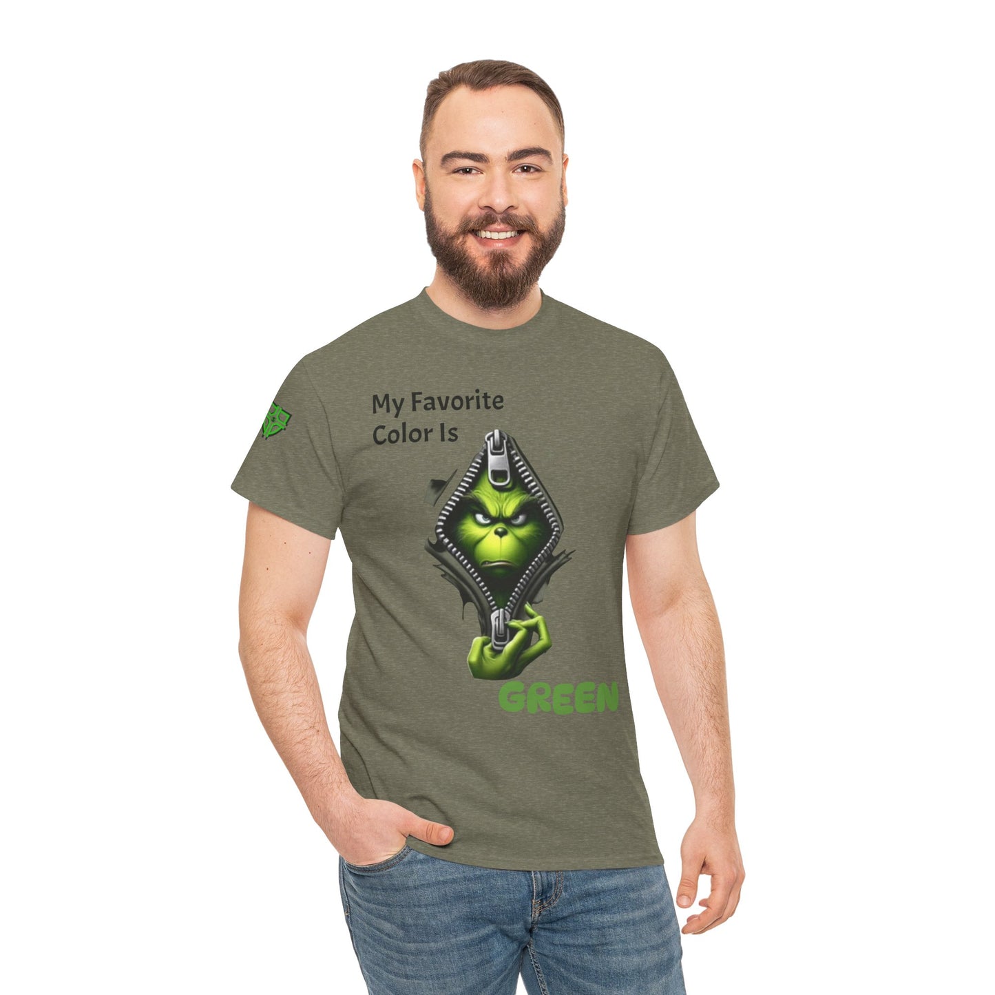 Grinch-Inspired Unisex Tee - My Favorite Color Is Green *LIMITED TIME