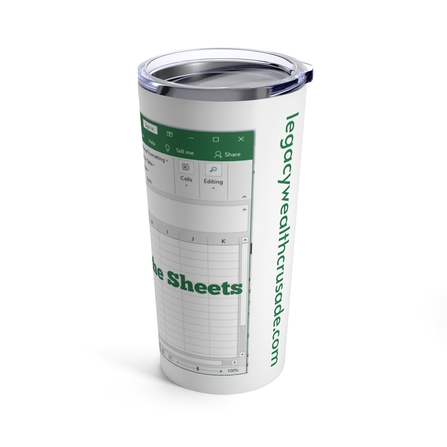 Excel Lover's 20oz Tumbler