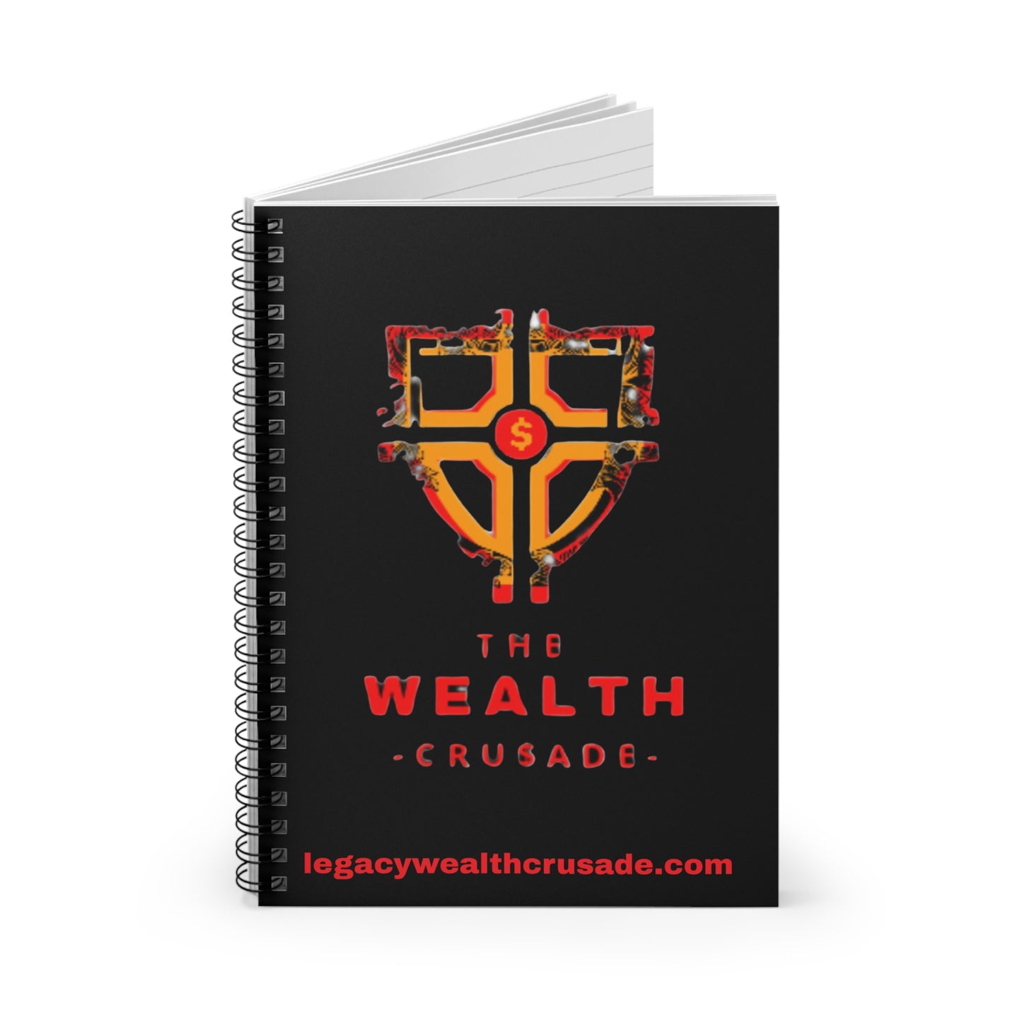 The Wealth Crusade Spiral Notebook - Ruled Lines for Goal Setting & Planning