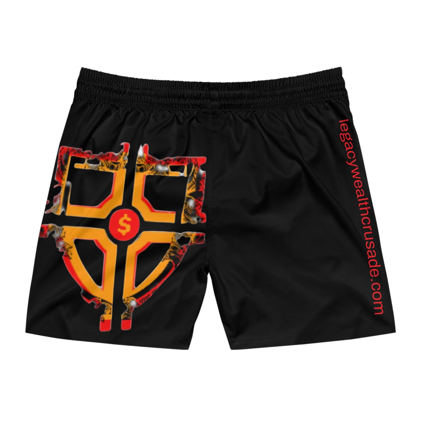 Men's Mid-Length Swim Shorts - The Wealth Crusade Swimwear