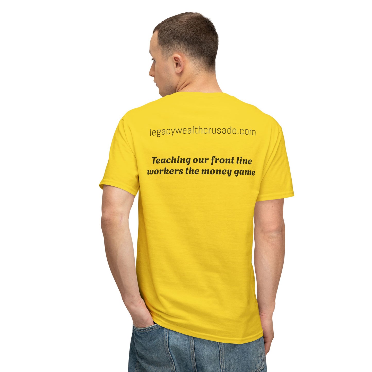 Heroic Blue Collar T-Shirt - Celebrating Frontline Workers & Wealth Education