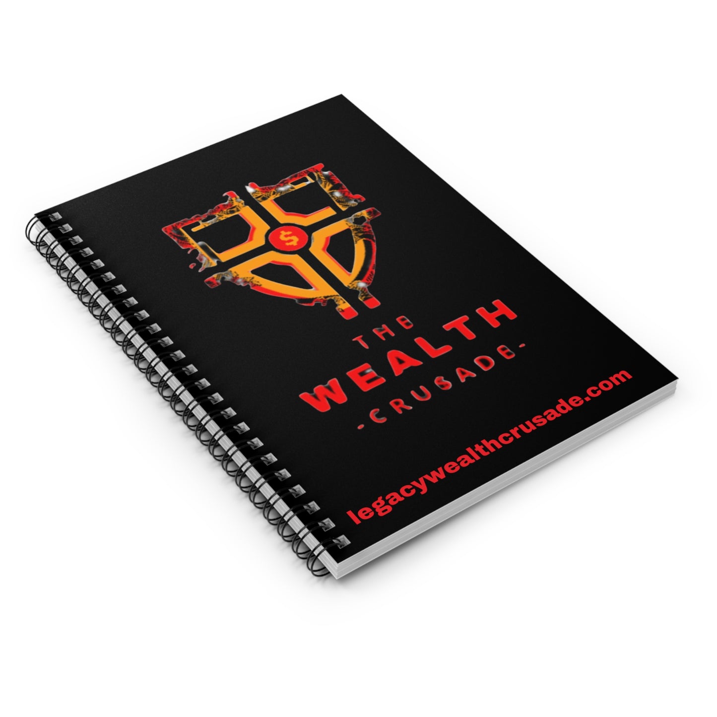 The Wealth Crusade Spiral Notebook - Ruled Lines for Goal Setting & Planning