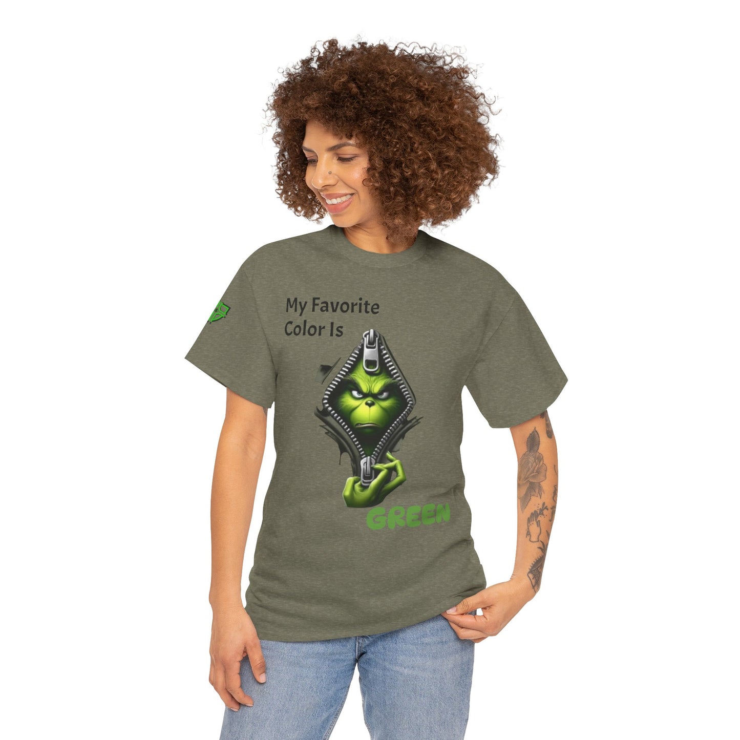 Grinch-Inspired Unisex Tee - My Favorite Color Is Green *LIMITED TIME